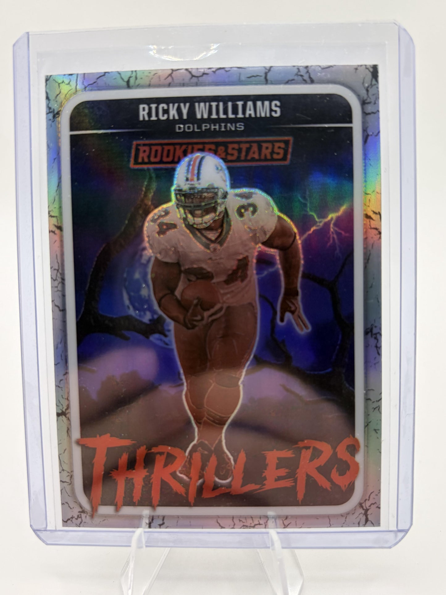 2025 Panini Rookies & Stars Ricky Williams Thrillers Silver Prizm Card #16