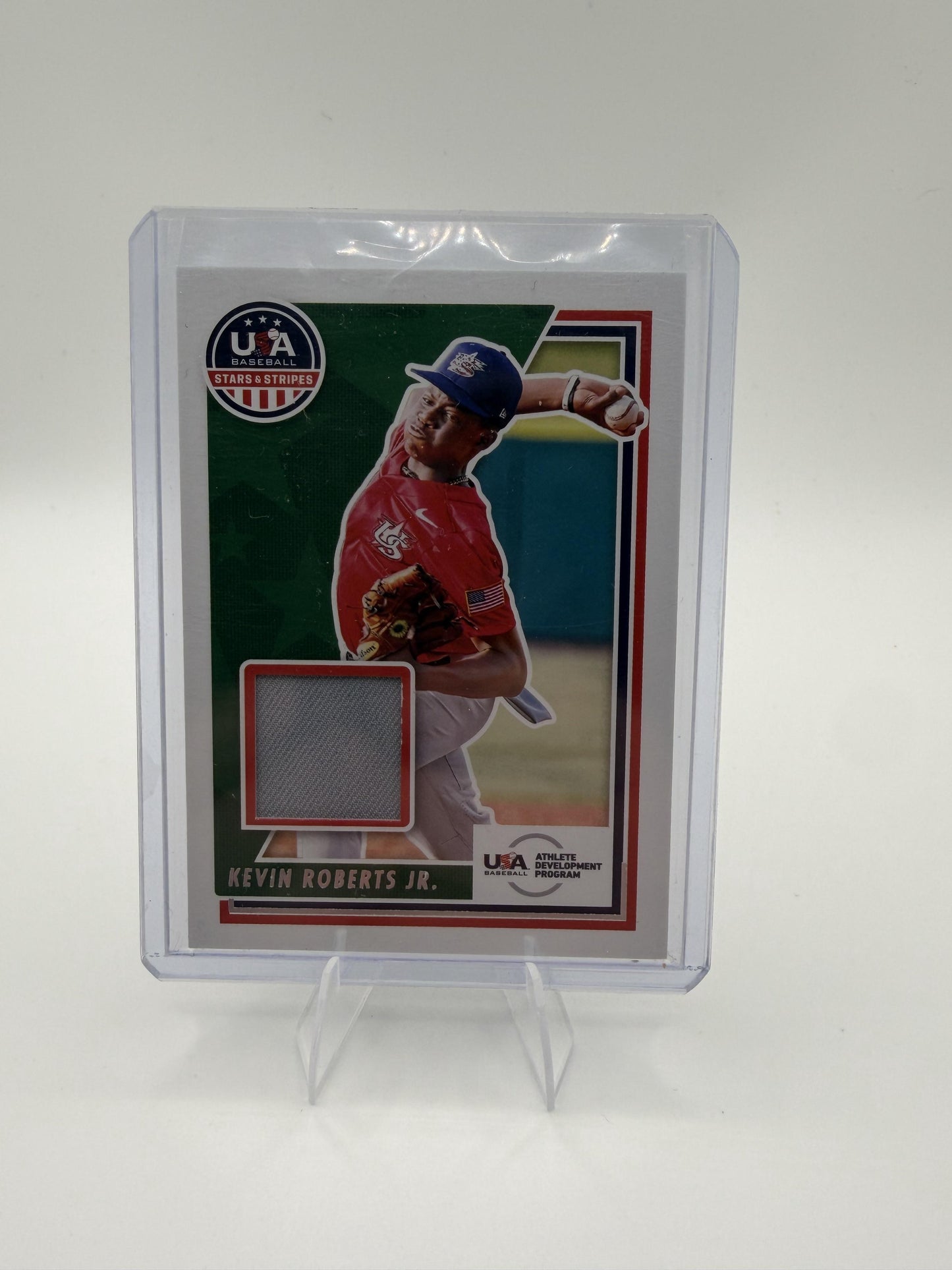 2022 Panini USA Stars & Stripes Kevin Roberts Jr. Game-Worn Relic Card