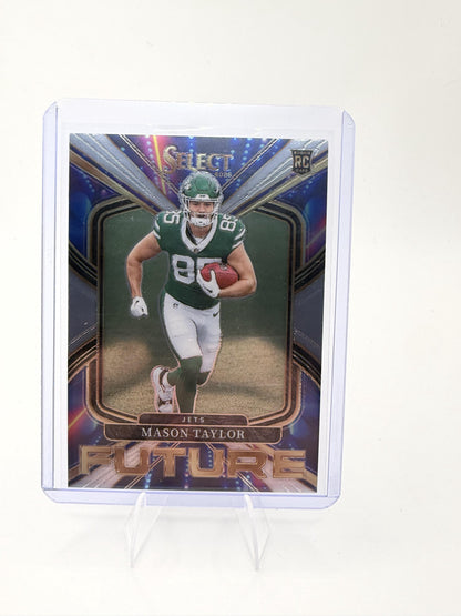2025 Panini Select Mason Taylor Future Prizm Card #21 Jets Rookie RC Insert