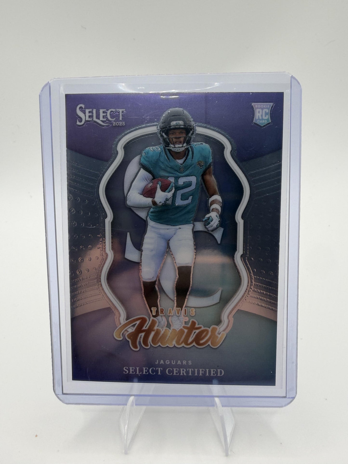 Travis Hunter 2025 Panini Select Certified Jaguars Rookie Card #1