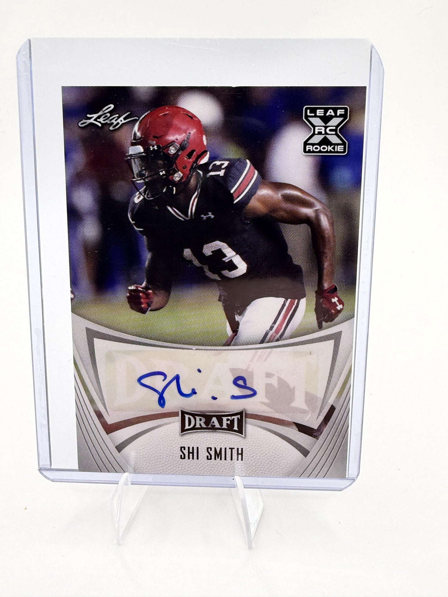 Shi Smith 2021 Leaf Draft Authentic Signed Autograph Rookie Card #BA-SS2