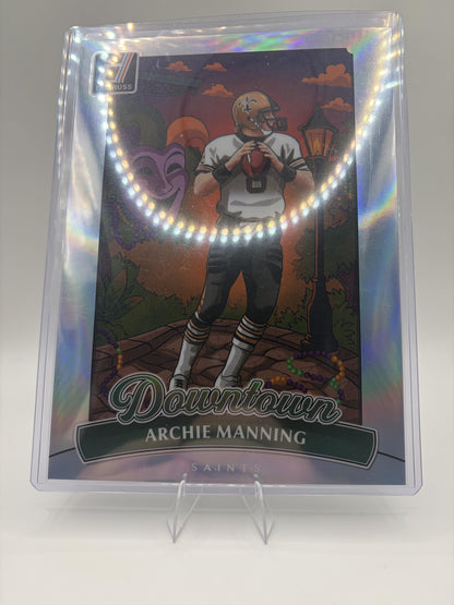 2025 Donruss Jumbo Downtown Archie Manning Saints Oversized Card #5 5x7 Case Hit