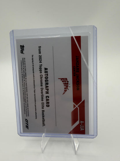 2024 Topps Chrome OTE Jahzare Jackson Rookie Auto Card A-JJA City Reapers