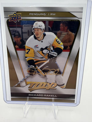 2025-26 Upper Deck MVP Rickard Rakell Gold Script #155 Penguins Card