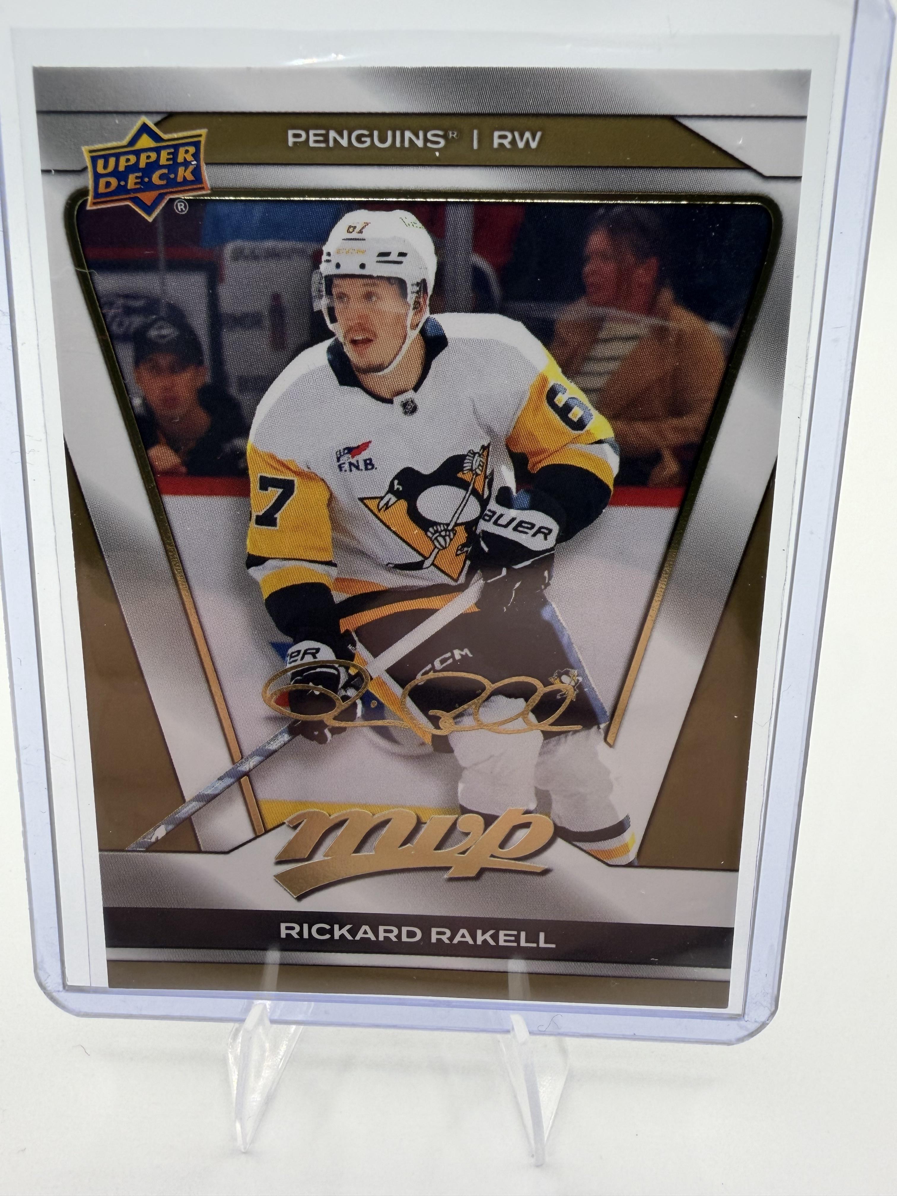 2025-26 Upper Deck MVP Rickard Rakell Gold Script #155 Penguins Card