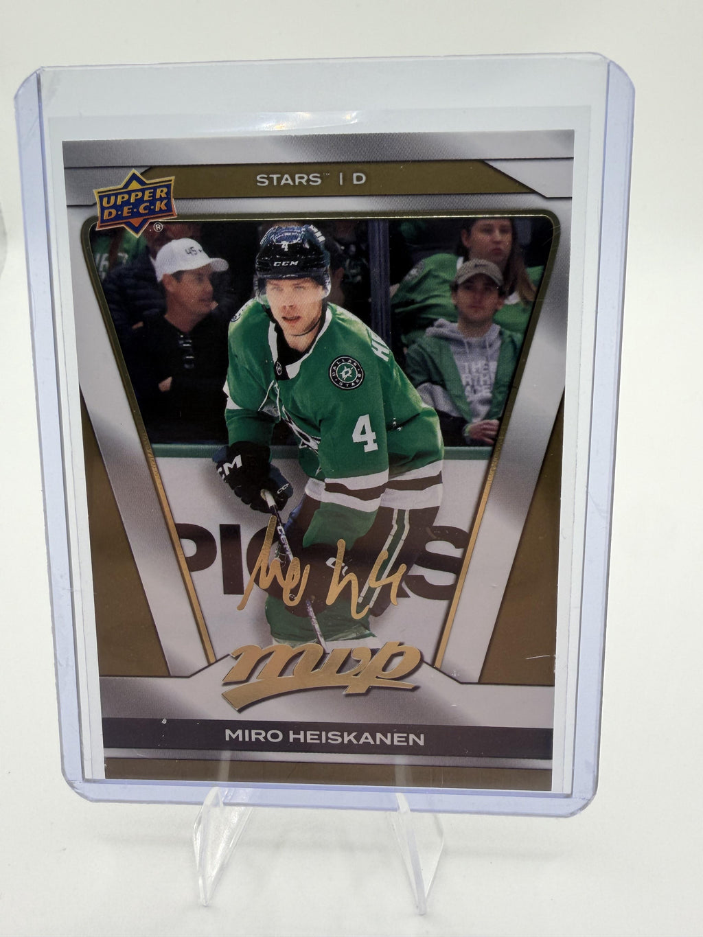 2025-26 Upper Deck MVP Miro Heiskanen Gold Script #151 Stars Card