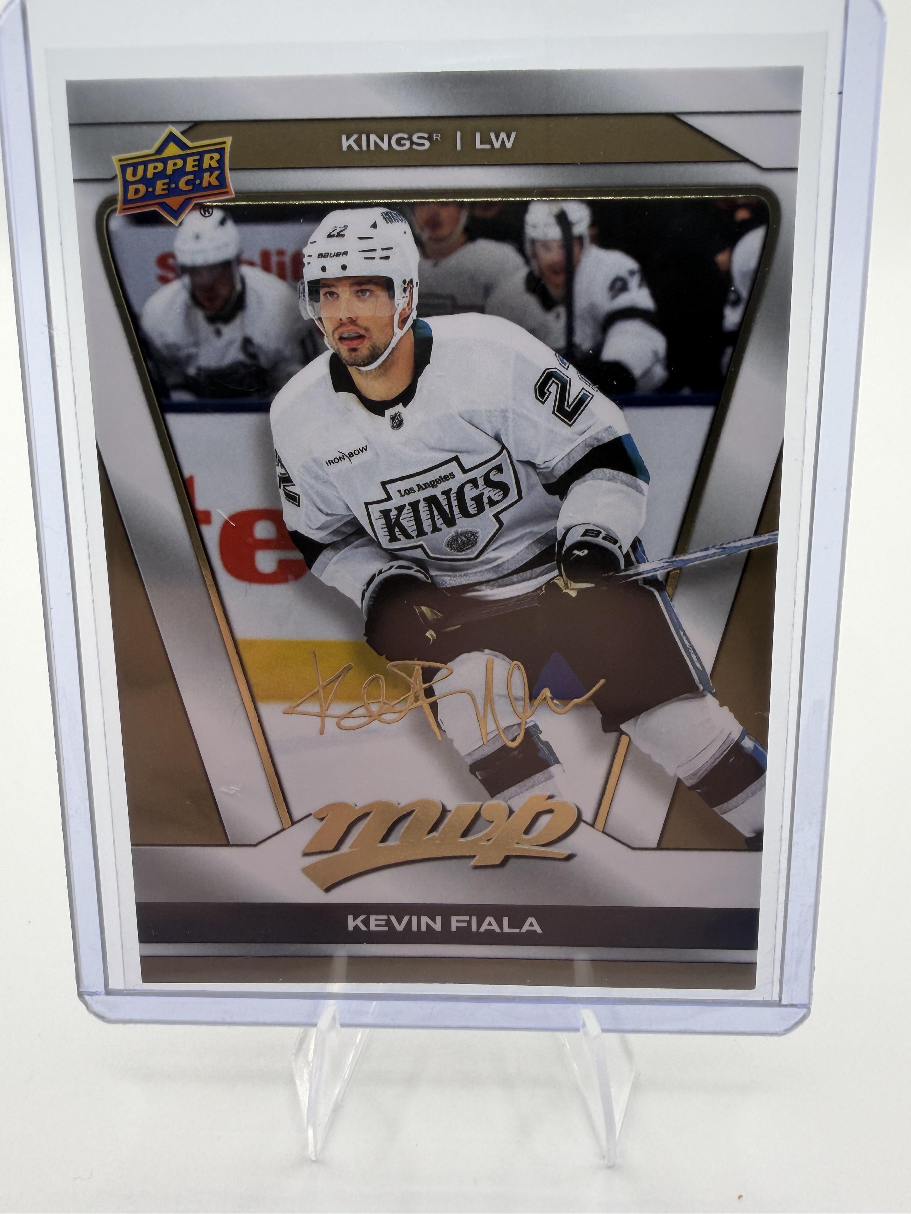 2025-26 Upper Deck MVP Kevin Fiala Gold Script Parallel Card #73 Kings