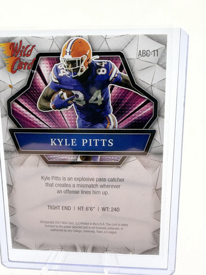 2021 Wild Card Alumination Kyle Pitts Rookie Card #ABC-11 Falcons TE RC