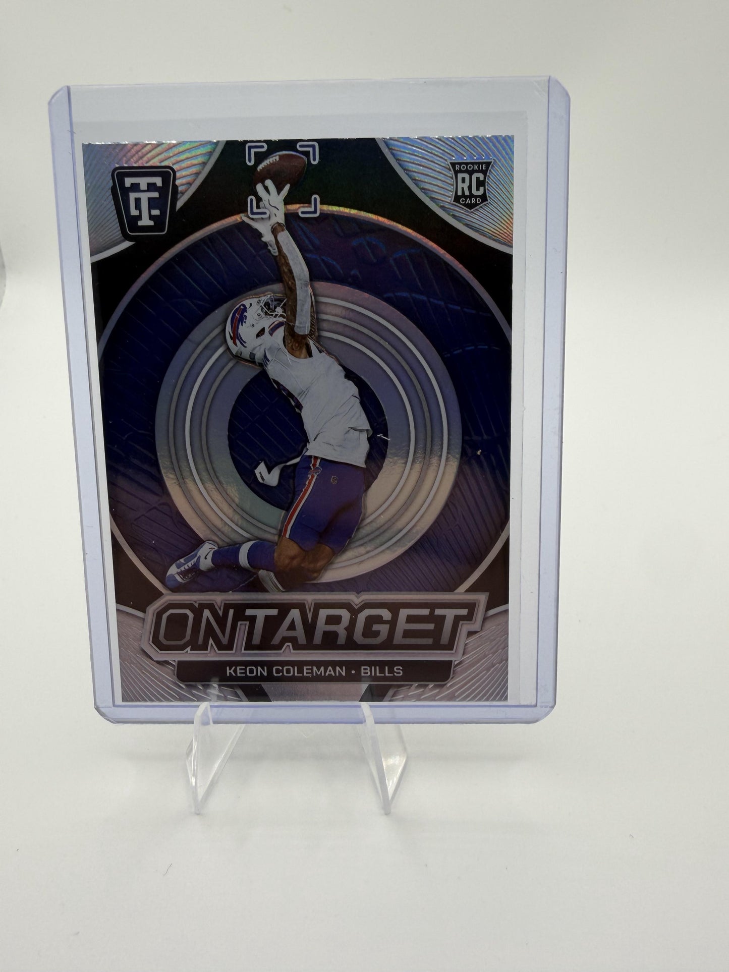 2024 Panini Totally Certified Keon Coleman On Target Rookie Card #7 Bills RC