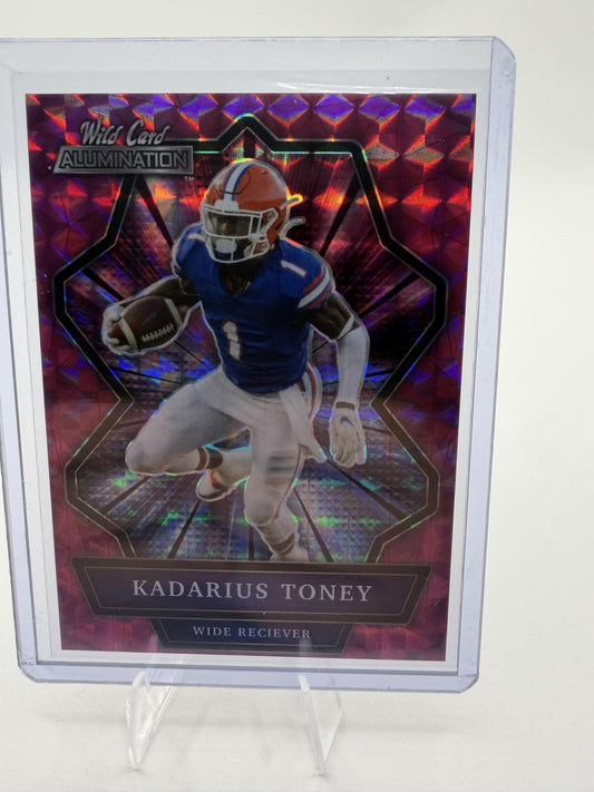 2021 Wild Card Alumination Kadarius Toney Purple Parallel #ABC-66 Rookie