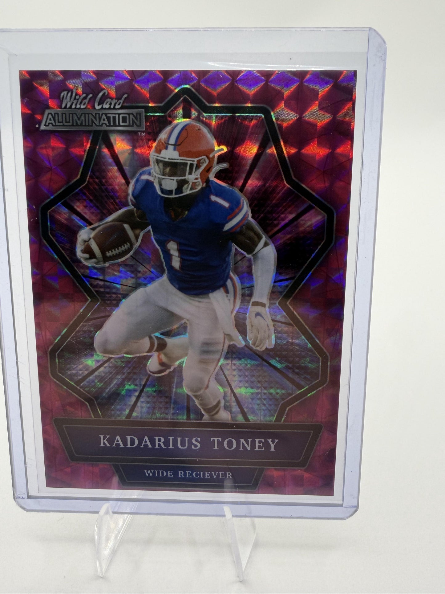 2021 Wild Card Alumination Kadarius Toney Purple Parallel #ABC-66 Rookie