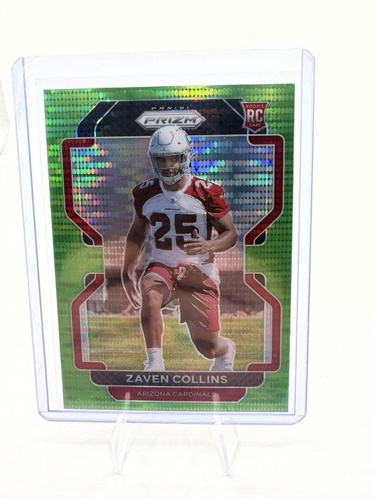 2021 Panini Prizm Zaven Collins Green Prizm RC Rookie Cardinals #432