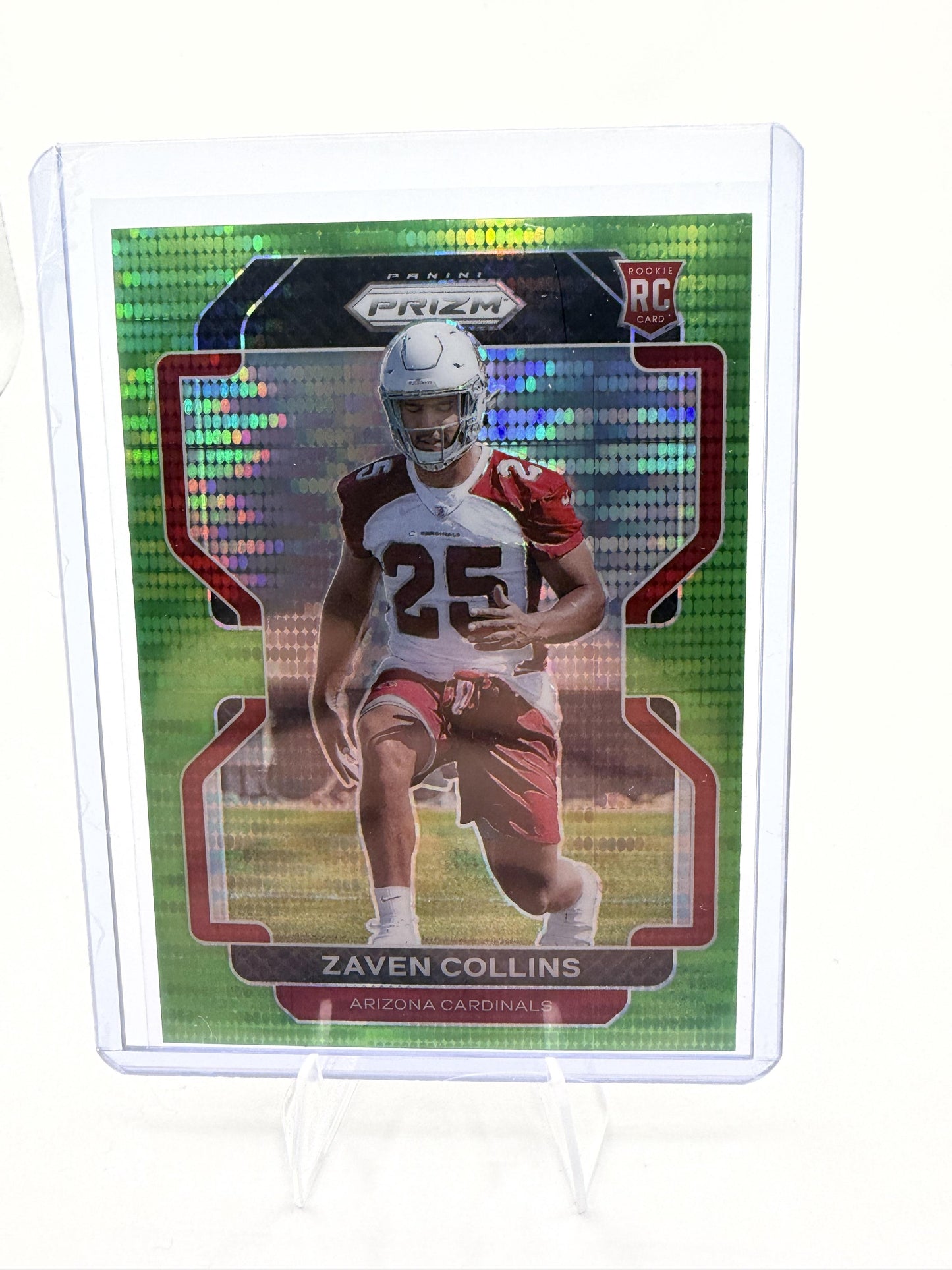 2021 Panini Prizm Zaven Collins Green Prizm RC Rookie Cardinals #432