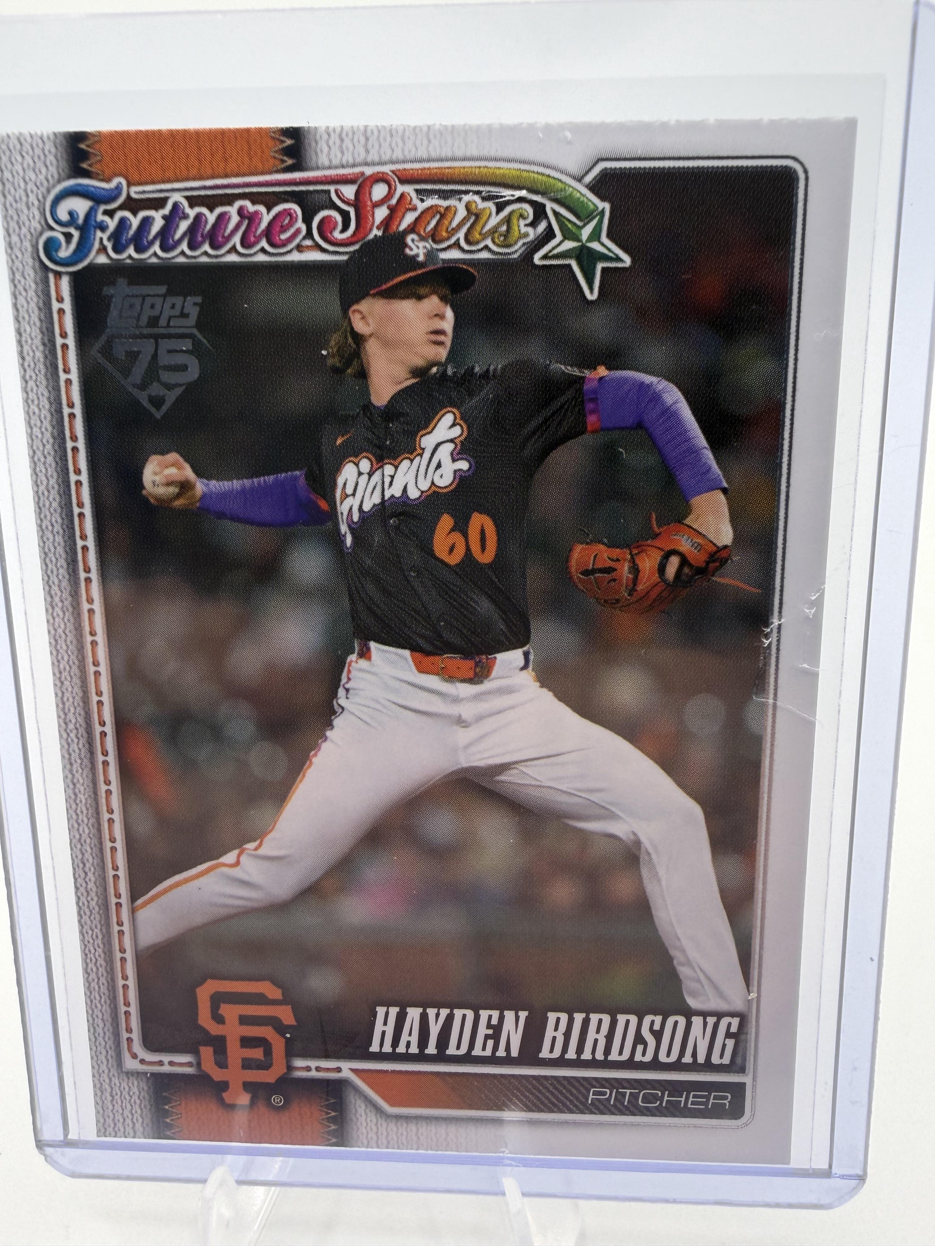 2026 Topps Hayden Birdsong Future Stars Card #296 Giants