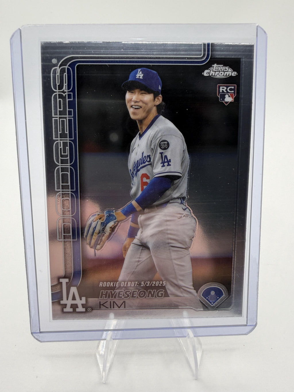 2025 Topps Chrome Update Hyeseong Kim Rookie Debut Card RC #USC149 Dodgers