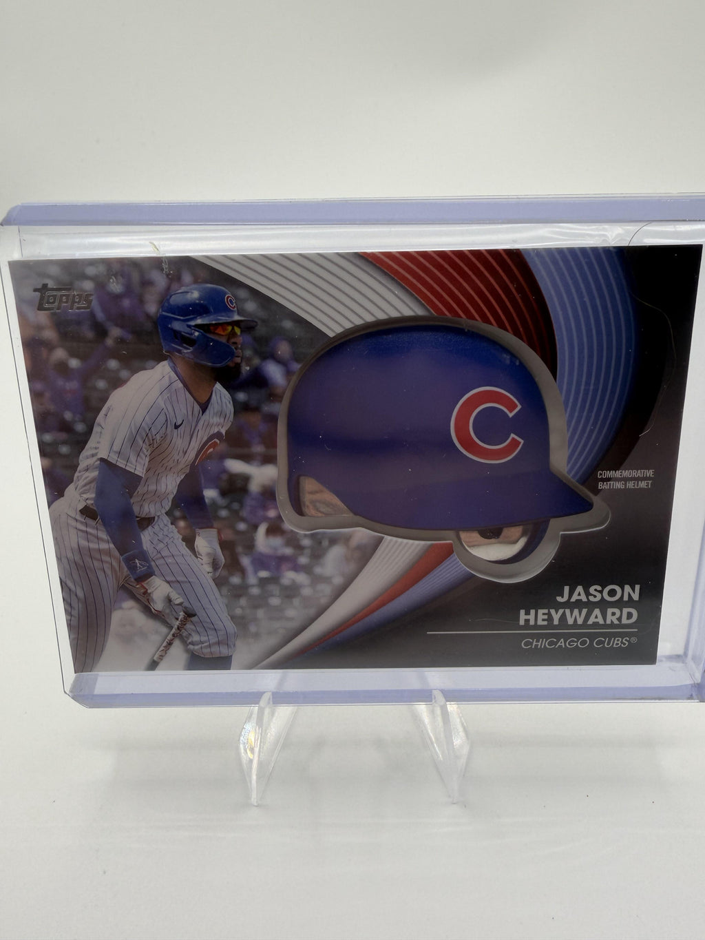 2022 Topps #BH-JH Jason Heyward Batting Helmet Commemorative Relic