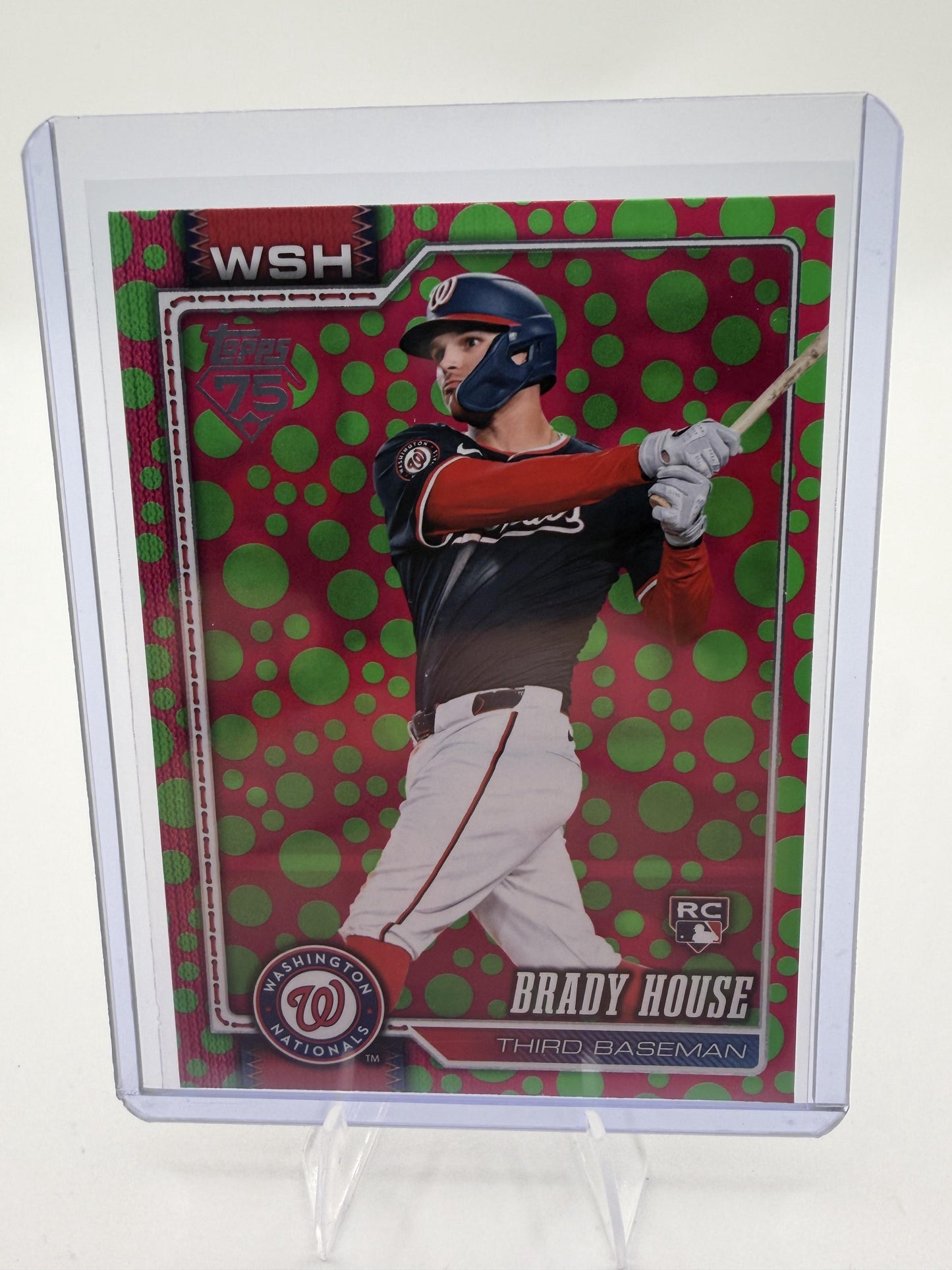 2026 Topps Series 1 Brady House Easter Egg Polka Dot Parallel RC Card #170