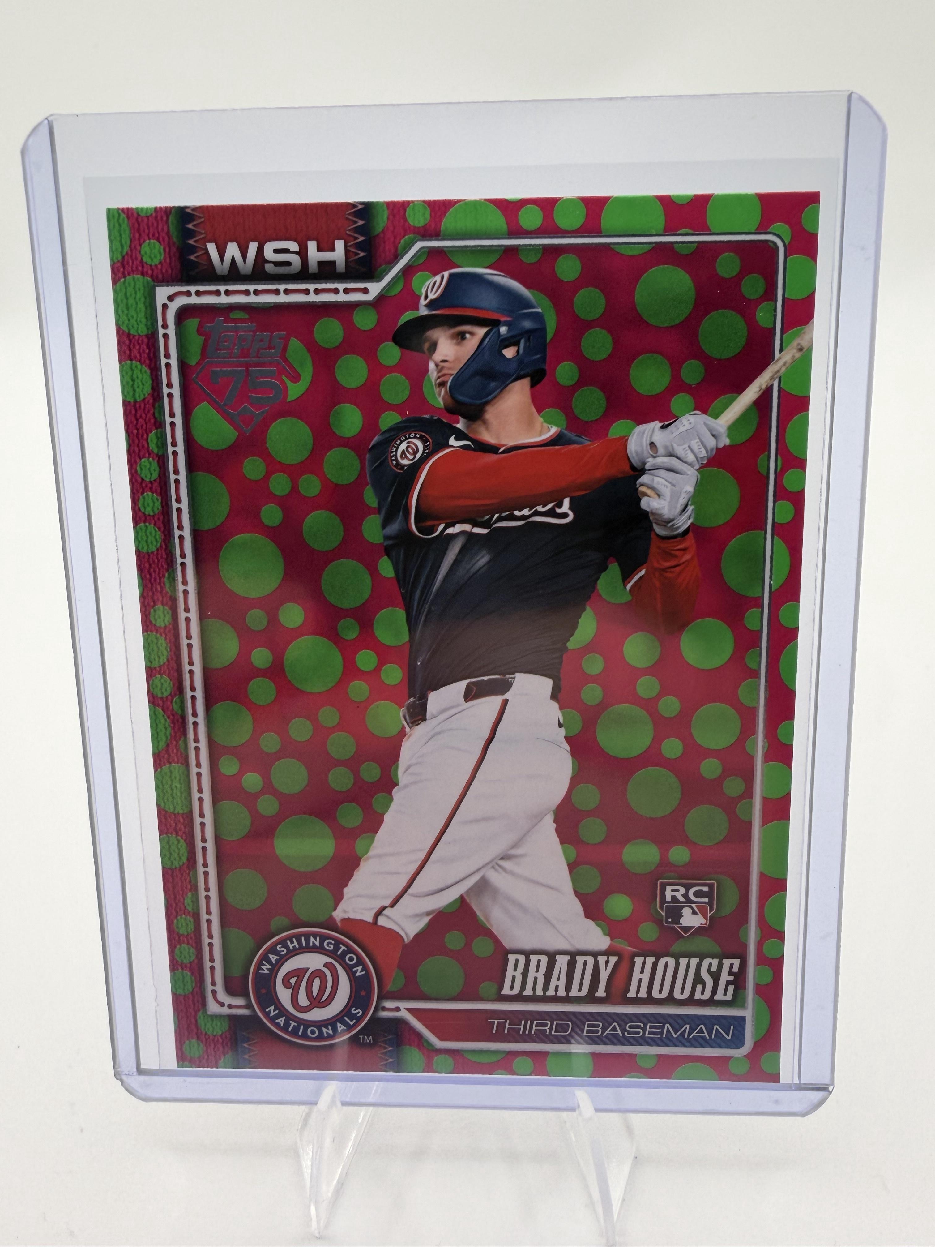 2026 Topps Series 1 Brady House Easter Egg Polka Dot Parallel RC Card #170