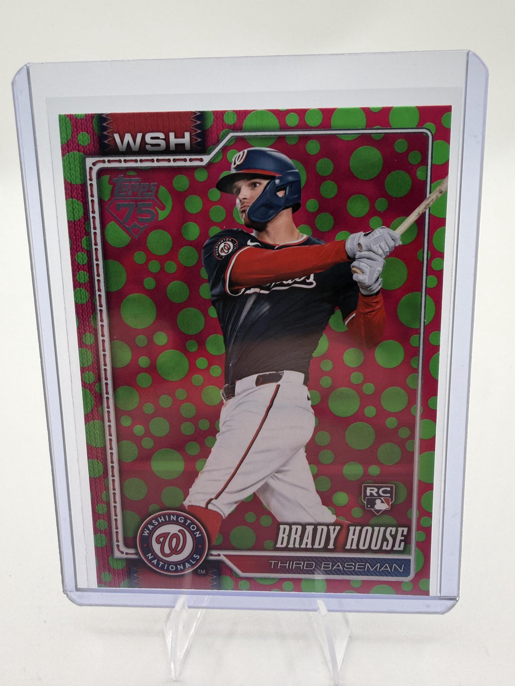2026 Topps Series 1 Brady House Easter Egg Polka Dot Parallel RC Card #170
