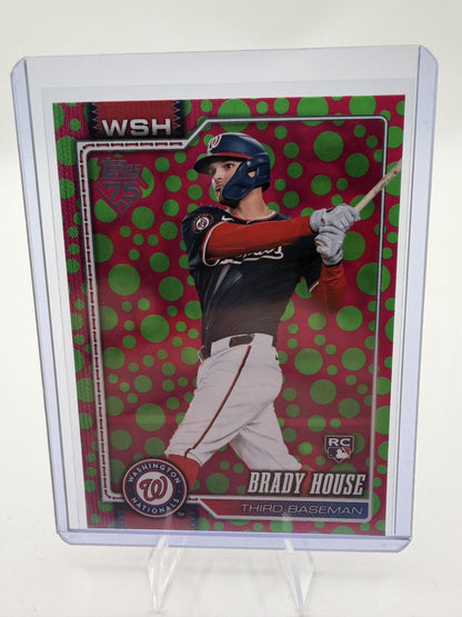 2026 Topps Series 1 Brady House Easter Egg Polka Dot Parallel RC Card #170