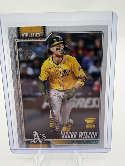 2026 Topps Series 1 Jacob Wilson All-Star Rookie Cup Card #240 Athletics