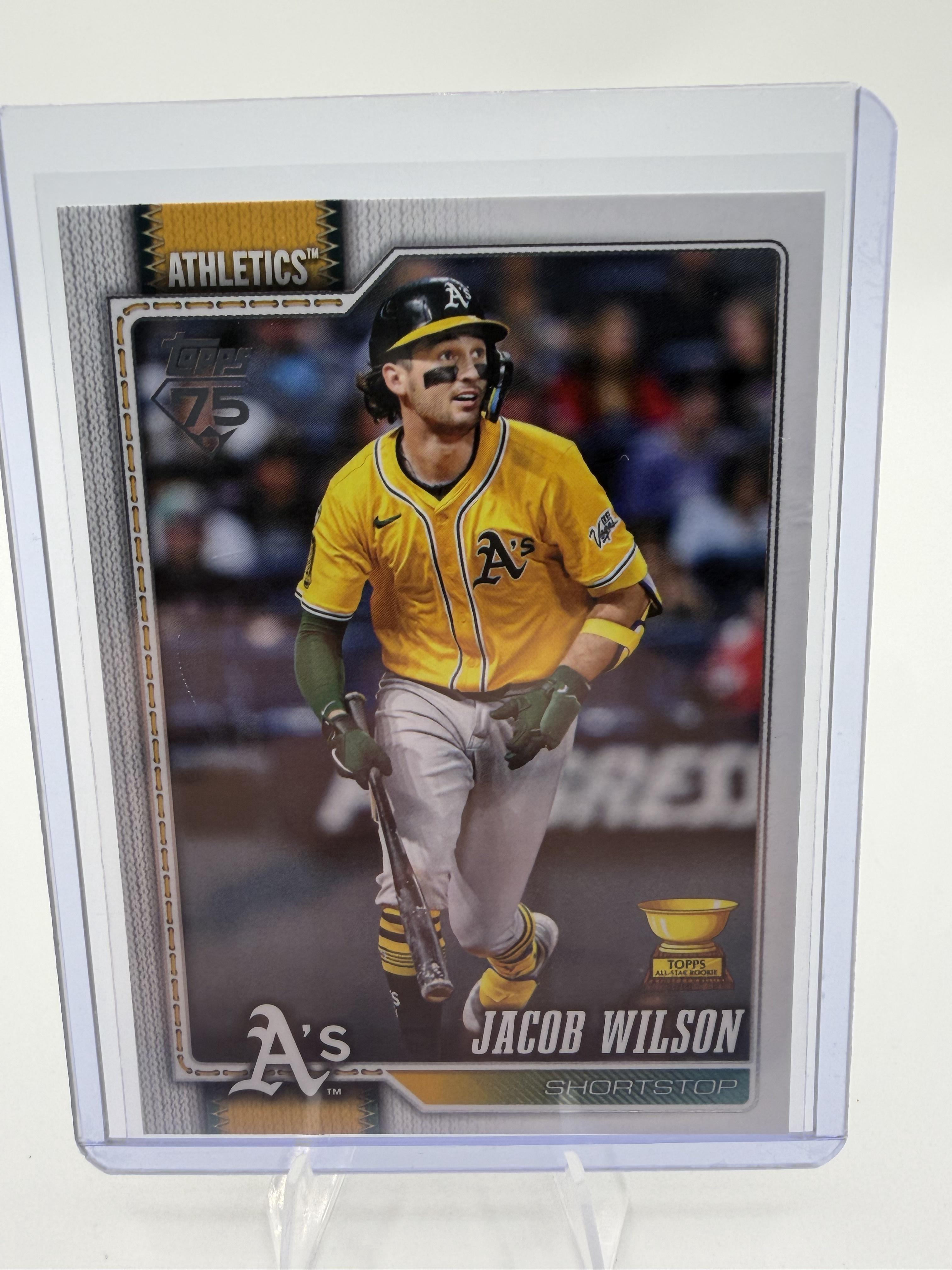2026 Topps Series 1 Jacob Wilson All-Star Rookie Cup Card #240 Athletics