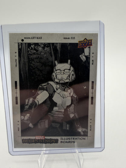 2022 Upper Deck Marvel Beginnings Ant-Man Illustration Boards Card #IB-87