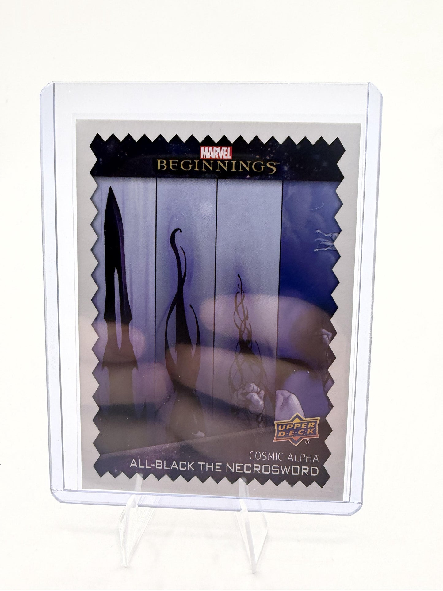 2022 Upper Deck Marvel Beginnings Cosmic Alpha All-Black The Necrosword CA8 Card