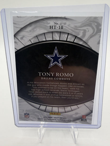 2021 Panini Select Tony Romo Hidden Talents Silver Prizm Card #HT-10 Cowboys
