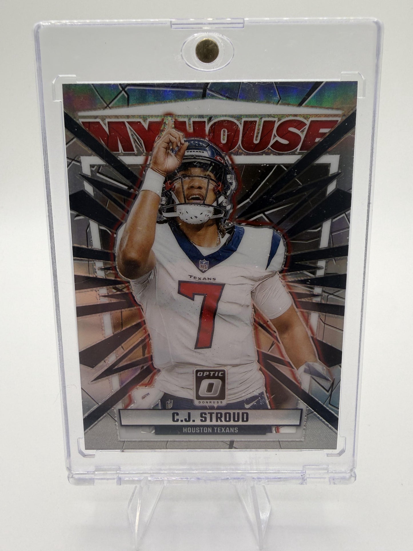2023 Donruss Optic CJ Stroud My House Prizm Card #6 Houston Texans RC