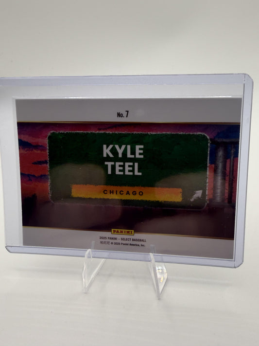 2025 Panini Select Kyle Teel Destinations Insert Card #7 White Sox RC