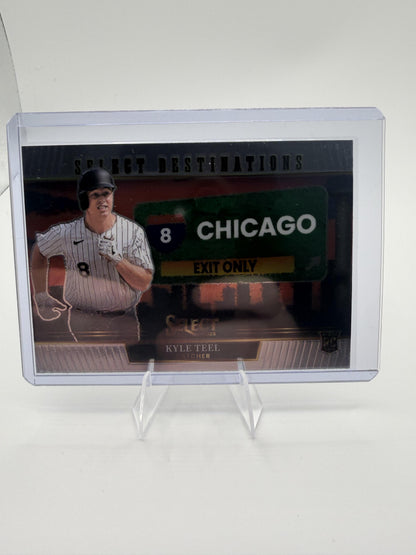 2025 Panini Select Kyle Teel Destinations Insert Card #7 White Sox RC