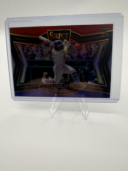 2025 Panini Select Luisangel Acuna Diamond Level Prizm Card /99 #269 Mets RC