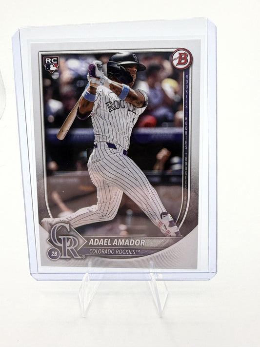 2025 Bowman Chrome Adael Amador RC Rookie Card #31 Colorado Rockies