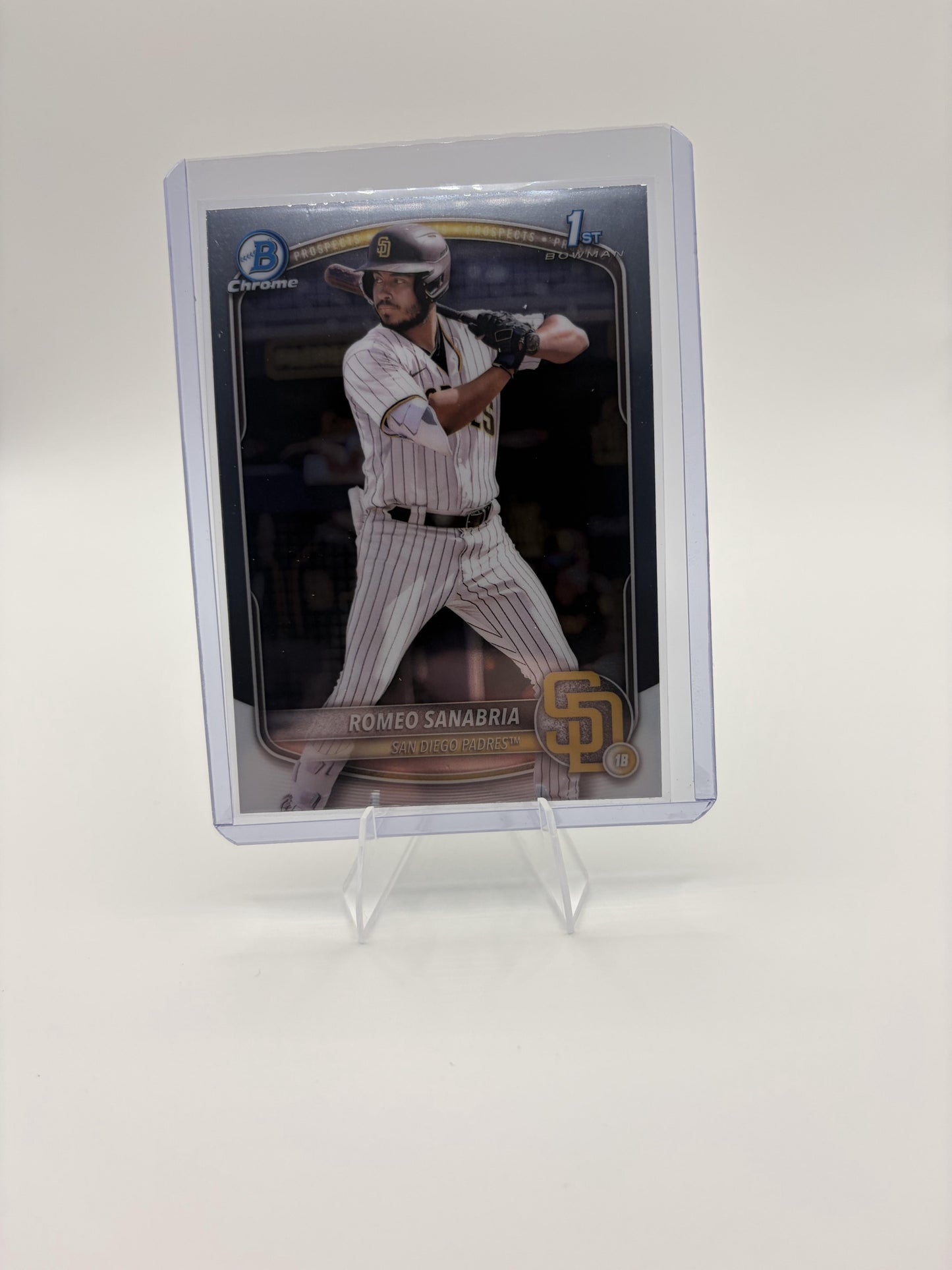 2025 Bowman Chrome Romeo Sanabria 1st Bowman Card BCP-3 San Diego Padres