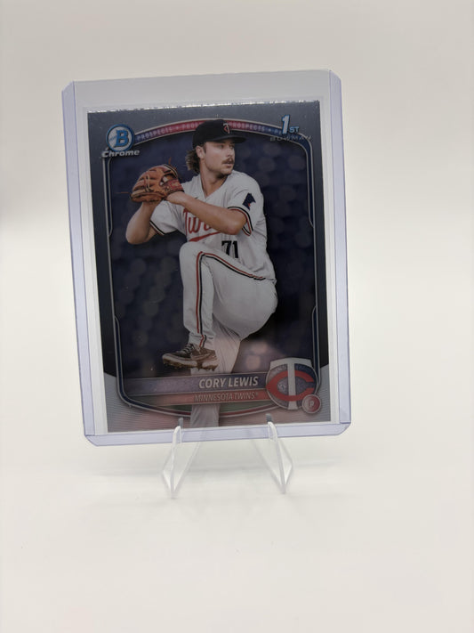 2025 Bowman Chrome Cory Lewis 1st Bowman Card BCP-128 Minnesota Twins
