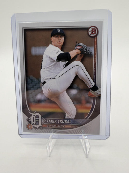 2025 Bowman Chrome Tarik Skubal Base Card #20 Detroit Tigers Cy Young