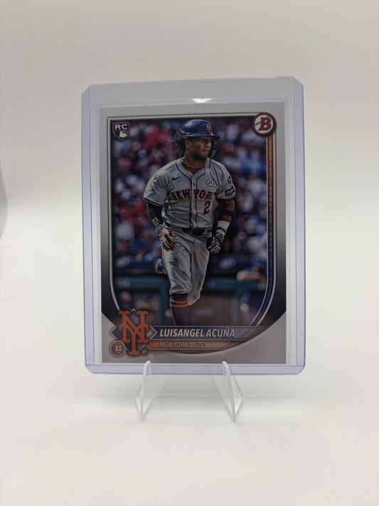 2025 Bowman Luisangel Acuna ROOKIE CARD #83 New York Mets RC
