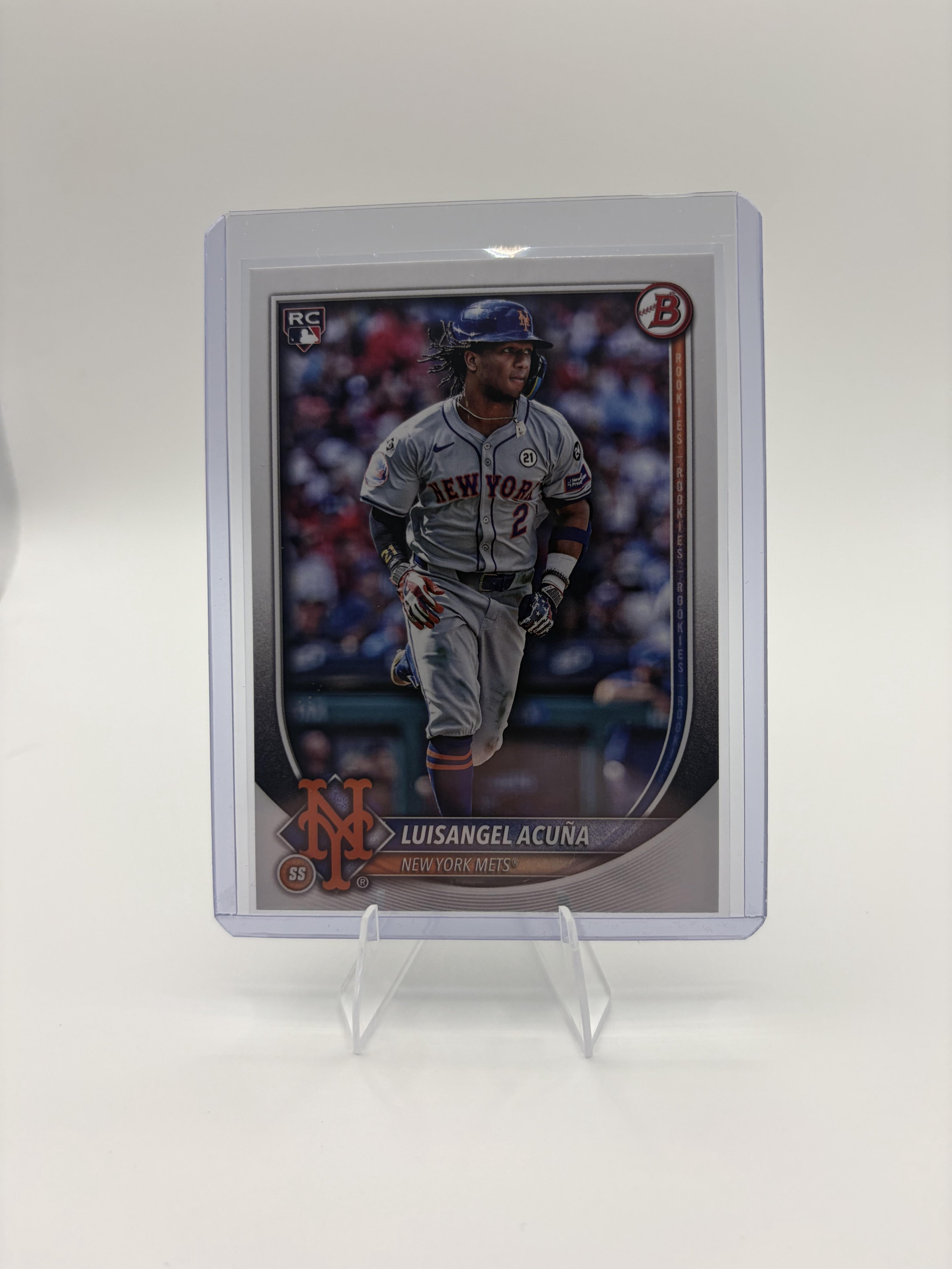 2025 Bowman Luisangel Acuna ROOKIE CARD #83 New York Mets RC
