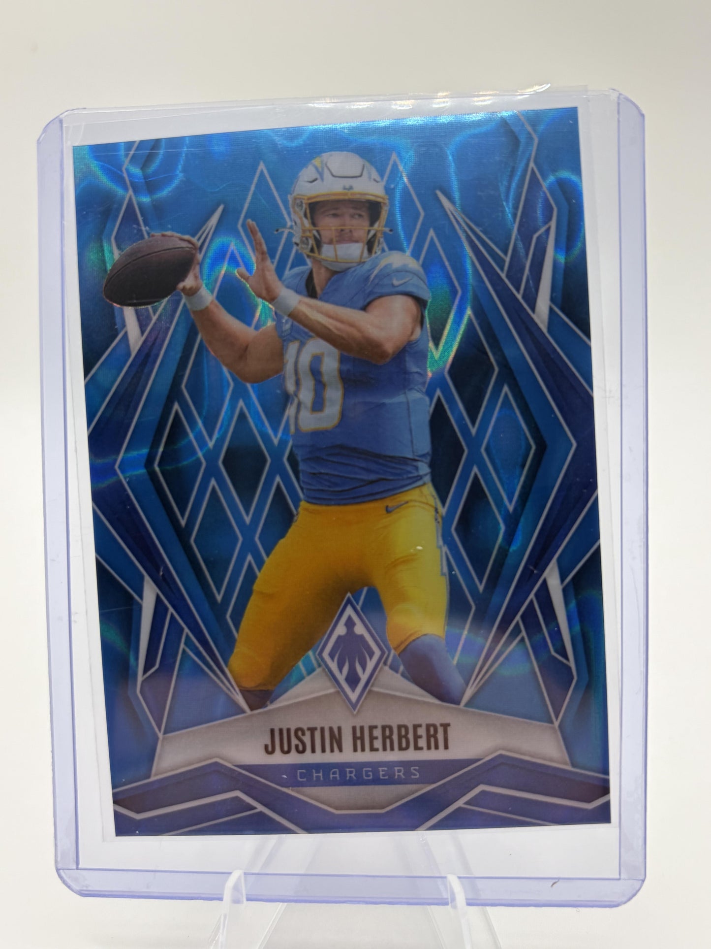 2025 Panini Phoenix Justin Herbert Teal Parallel #020/325 #58 L.A. Chargers Card