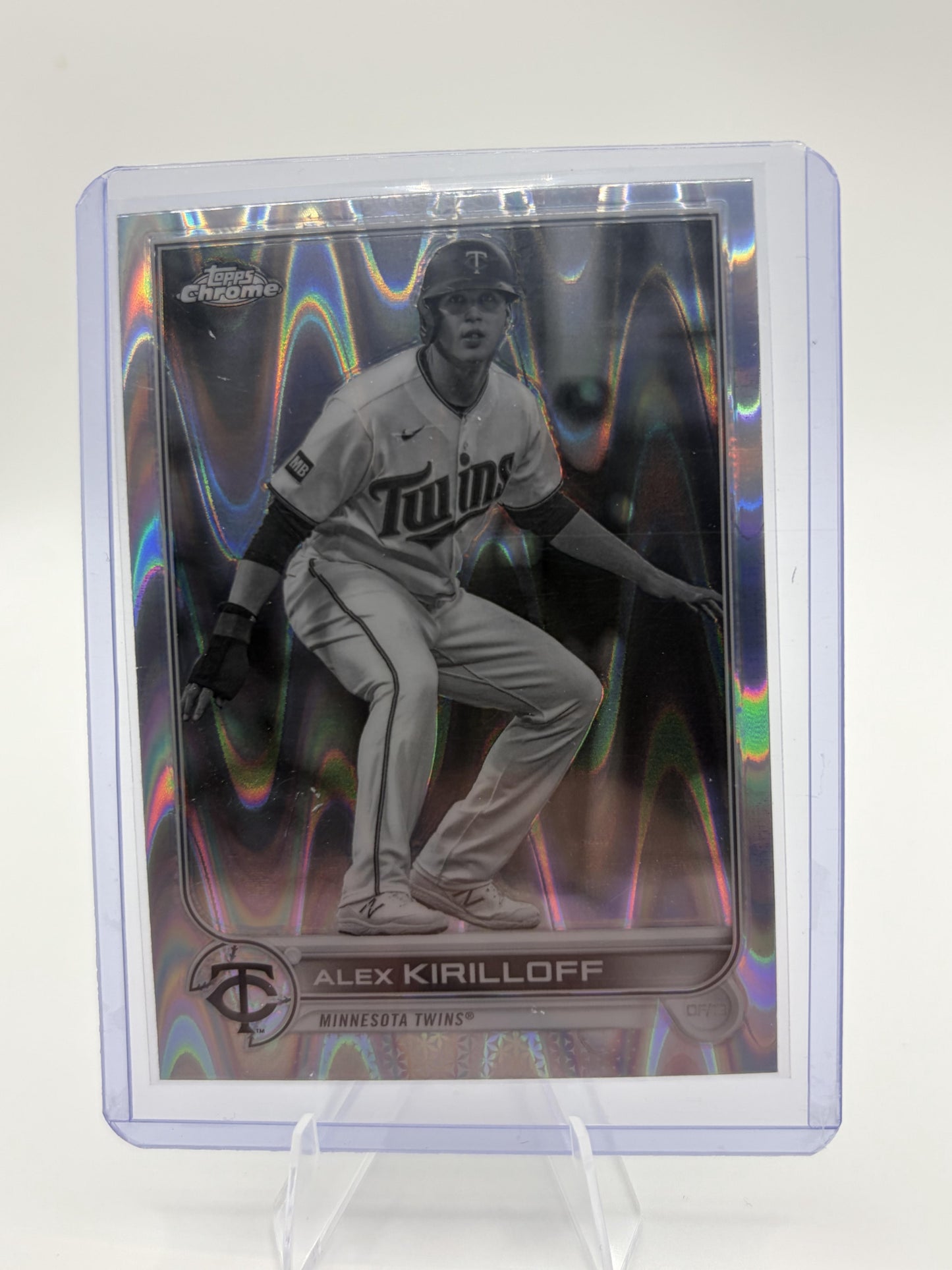 2022 Topps Chrome Alex Kirilloff RayWave Refractor #105 Minnesota Twins Card