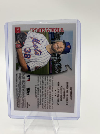 2022 Topps Chrome Tylor Megill Youthquake RC Insert Refractor #YQ-13 Mets Card