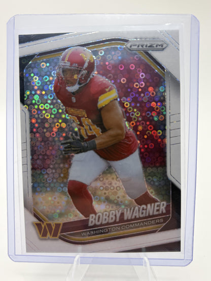 2025 Prizm Bobby Wagner White Disco Prizm #261 Commanders Card