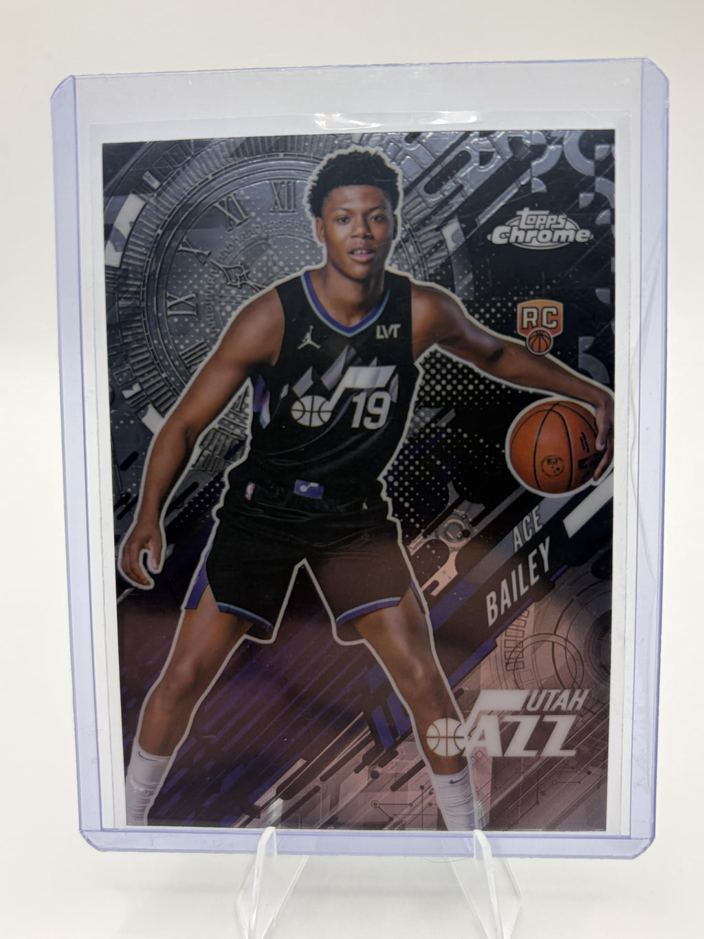 2025 Topps Chrome Ace Bailey Go Time Insert Card #GT-20 RC Utah Jazz Rookie