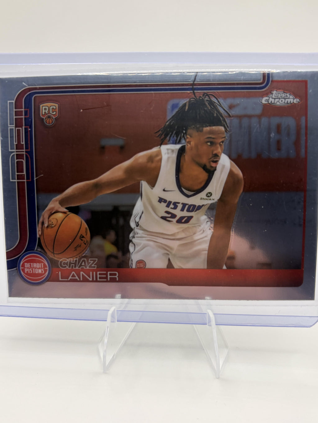 2025 Topps Chrome Chaz Lanier RC #288 Detroit Pistons Rookie Card