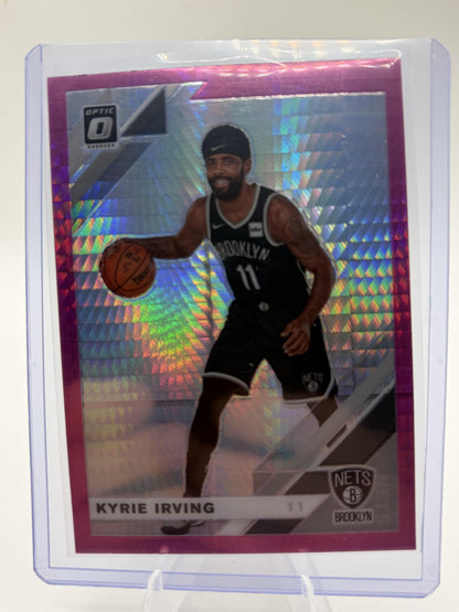 2019 Panini Donruss Optic Kyrie Irving Pink Velocity Prizm Card Nets #102