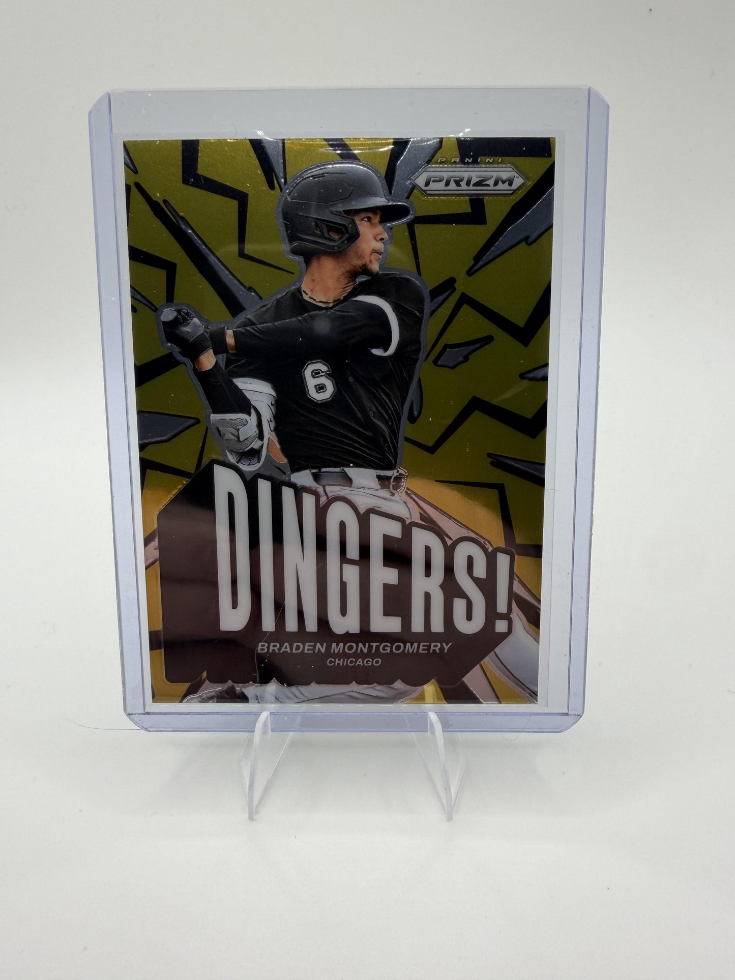 2025 Panini Prizm Baseball Braden Montgomery Dingers! Insert Card Chicago #21