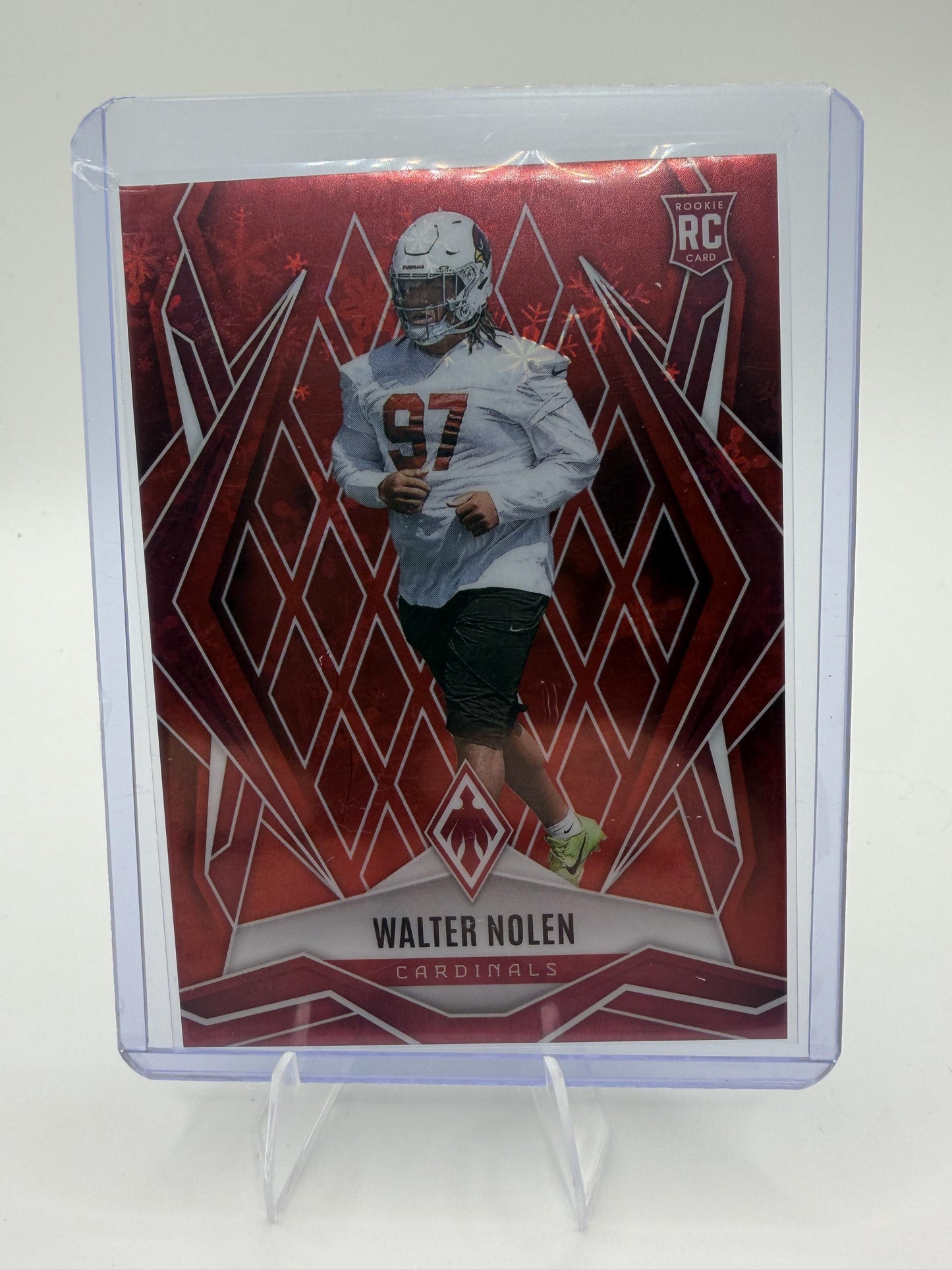 2025 Panini Phoenix Walter Nolen Rookie Card Red Snowflake Parallel /399 #203