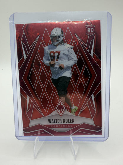 2025 Panini Phoenix Walter Nolen Rookie Card Red Snowflake Parallel /399 #203