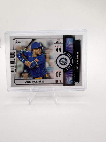 2026 Topps Julio Rodriguez Big Ticket Player Insert Baseball Card #BTP-21